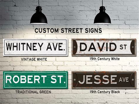 Custom Street Name Signs Ubicaciondepersonascdmxgobmx