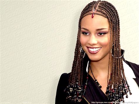 Alicia Keys Signature Of Style Icon Of The New Year Braids With