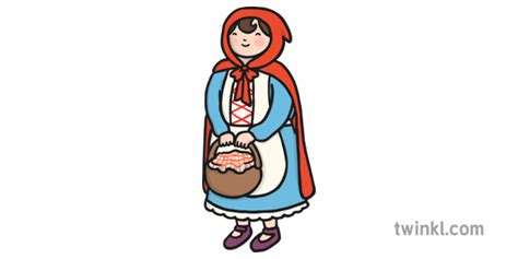 Little Red Riding Hood 1 Illustration Twinkl