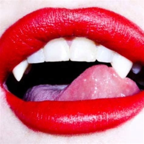 Kmckennasc Bold Vampire Lips Vampire Teeth Vampire Fangs