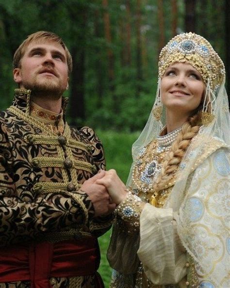 Russian Wedding Russian Wedding Russian Fashion Traditional Outfits
