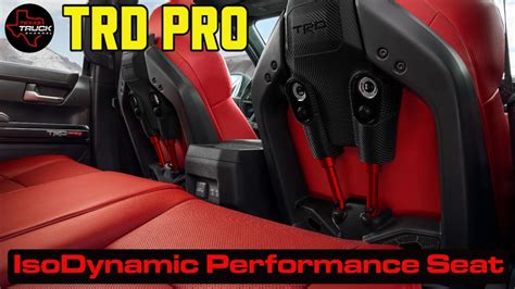 Isodynamic Performance Seat Technical Review 2024 Toyota Tacoma Trd