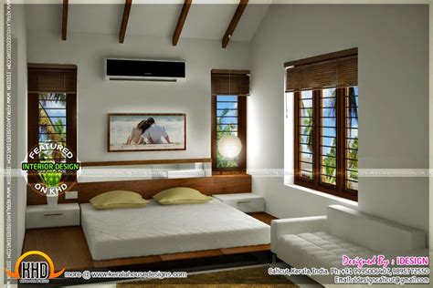 Kitchen Master Bedroom Living Interiors Home Kerala Plans