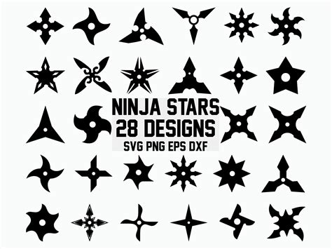 Ninja Star Svg Throwing Star Svg Ninja Svg Cut Files Etsy Norway