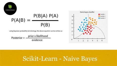 scikit learn naive bayes classifiers