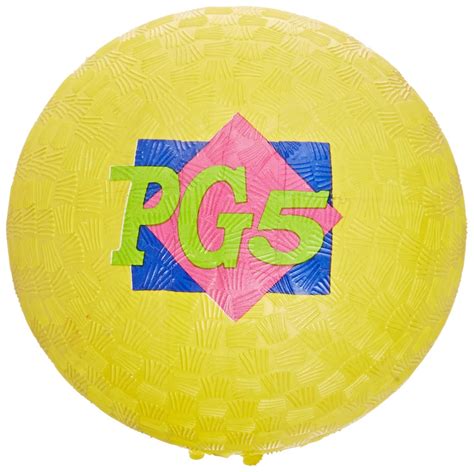 Yellow School Smart Playground Ball 1293604 5 Inch Sports And Fitness