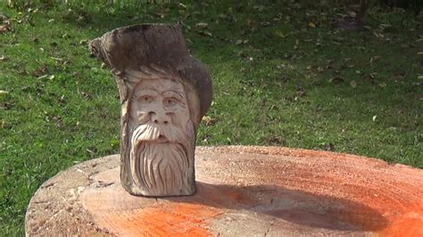 Woodcarvingpowerdremel Carving A Wood Spirit Youtube