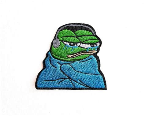 Fall Sadness Pepe Meme Patch Pepe Patches Pepe The Frog Etsy