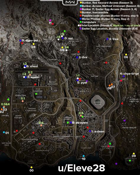 Call Of Duty Warzone Map Shows All Easter Egg Intel And Interactive