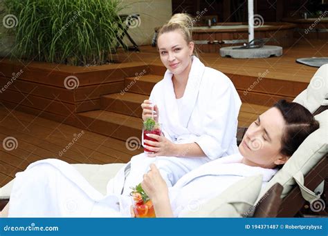 Spa Vacation Rest In A Holiday Resort Summer Getaway Stock Image