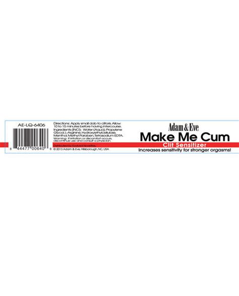 Adam Eve Make Me Cum Female Clit Sensitizer Arousal Gel Oz Ebay