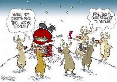 Cartoon kids running toward christmas tree. Funny Picture Humor: funny christmas cartoons