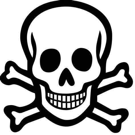 Danger Symbol Skull Png Clip Art Library