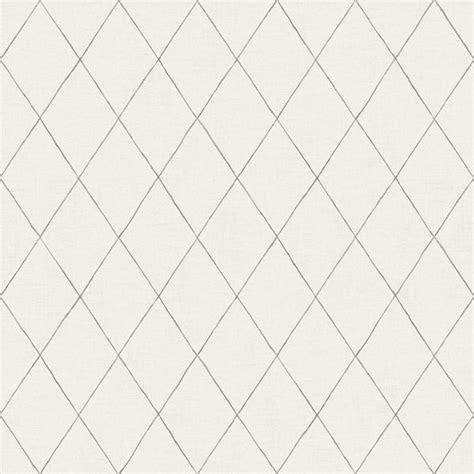 A Classic Palette This Geometric Wallpaper Features A Grey Diamond