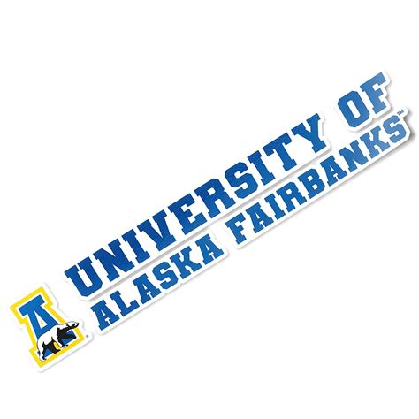 University Of Alaska Fairbanks Uaf Nanooks Ncaa Name Logo Vinyl Decal