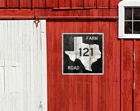 Texas Farm Road Metal Sign 18x18 Free Shipping Etsy Metal Signs