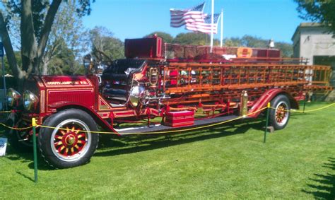 A 1912 American Lafrance City Service Hook And Ladder Truck 102 Years