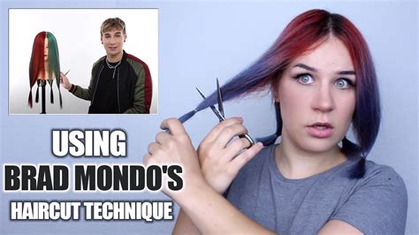 Cutting My Hair At Home Using Brad Mondos Haircut Technique German Lilixy Mee Youtube