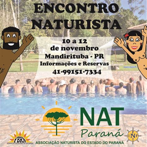 Encontro Naturista Natparaná Fbrn Federação Brasileira De Naturismo