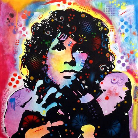 Jim Morrison Painting Jim Morrison The Doors Art Pop Framed Art
