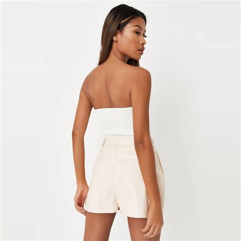 Missguided Chunky Knit Bandeau Top Usc