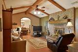Vaulted Ceiling With Wood Beams