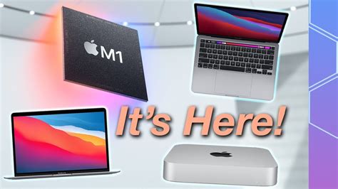 Apple Silicon Is Finally Here New M1 Macbook Pro Air And Mac Mini