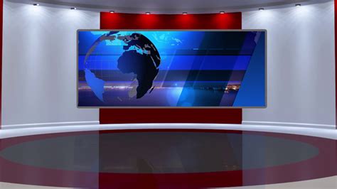 Tv News Studio Background