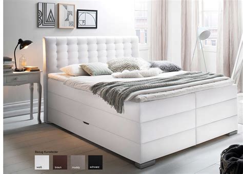 Westfalia schlafkomfort polsterbett »malibu«, optional mit bettkasten, kunstlederbezug. Meise Lenno Boxspringbett mit Bettkasten | Möbelmeile24