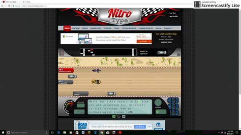 Nitro Type Race For Life Youtube