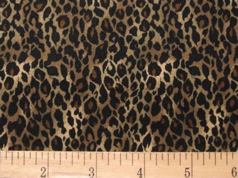 Small Leopard Print Cotton Fabric By FabricsByDad On Etsy