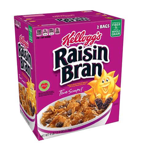 Buy Kellogg S Raisin Bran Breakfast Cereal Original Excellent Source Of Fiber Oz Box