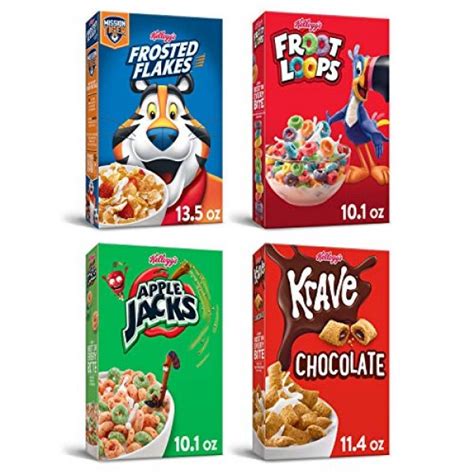 Kelloggs Breakfast Cereal Variety Pack Froot Loops