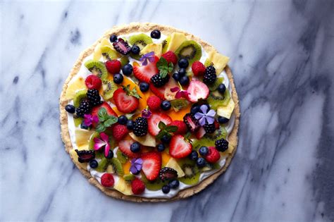 Healthier Tropical Fruit Pizza Wife Mama Foodie