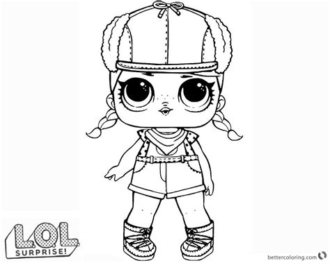 رسومات اطفال للتلوين باربي تلوين انمي للبنات للطباعة cute. LOL Surprise Doll Coloring Pages Series 2 Brrr B.b. - Free ...