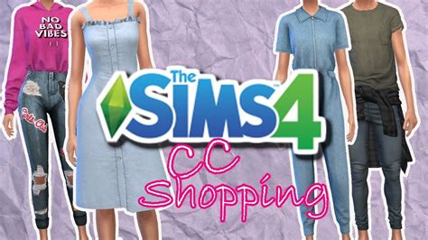 Cc Shopping The Sims 4 Linki Youtube
