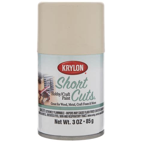 Satin White Chiffon Krylon Short Cuts Spray Paint Hobby Lobby 1702604