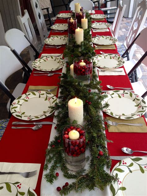 Easy Simple Christmas Table Decorations Table Decoration