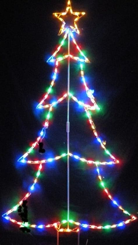 Christmas Tree Lighted Yard Displays  Christmas Wikii