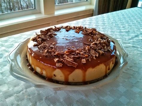 Boil without stirring until mixture turns deep amber, occasionally. Toffee Crunch Caramel Cheesecake | Cheesecake, Caramel ...