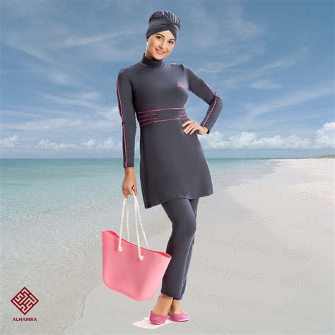 Alhamra Al8207 Modest Burkini Swimwear Swimsuit Sportwear Alhamra