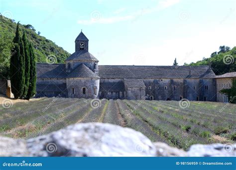 SÃ©naque Abbey Abbaye Notre Dame De SÃ©nanque France Stock Image