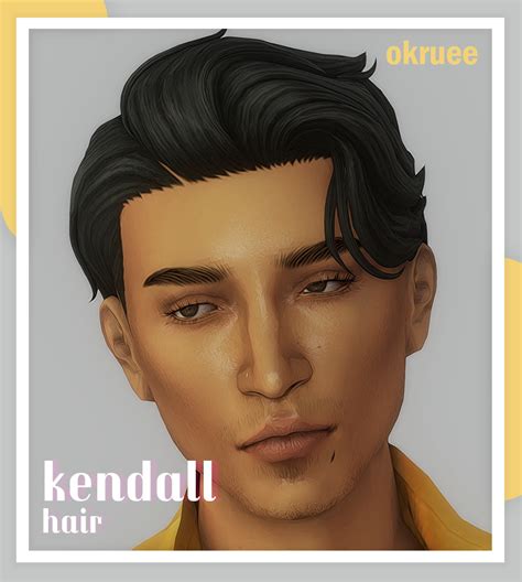 Kendall Hair Okruee The Sims 4 Create A Sim Curseforge