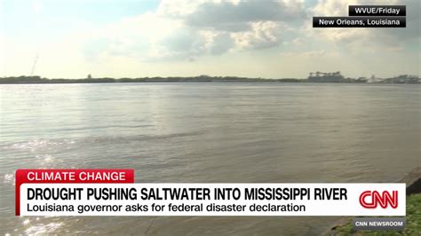 Saltwater Creeping Up Mississippi River Threatens New Orleans Water
