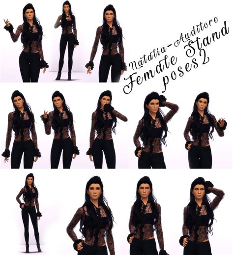 Female Stand Poses 2 Natalia Auditore On Patreon Sims 4 Poses Female