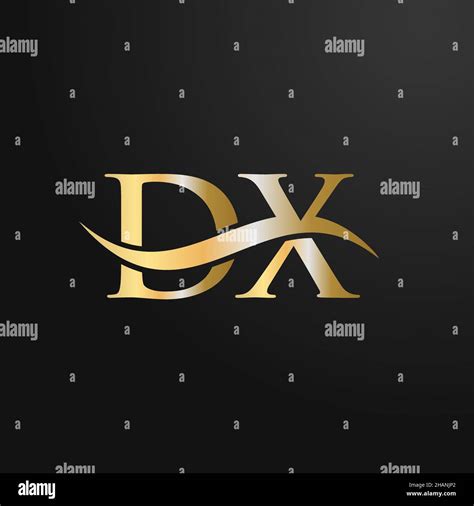 Letter Dx Logo Design Template Dx D X Letter Logo Modern Flat