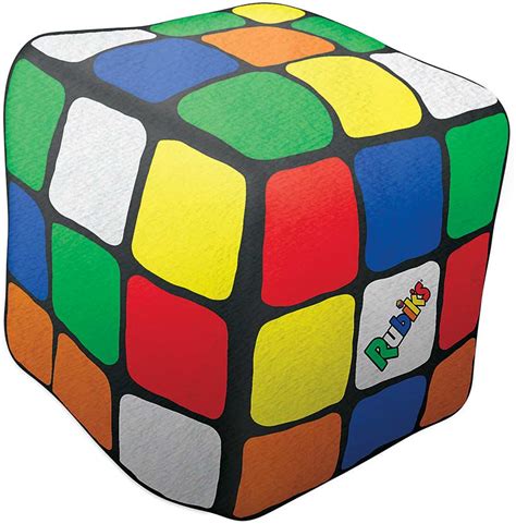 Rubiks Cube 3d Microbead Pillow Franklins Toys