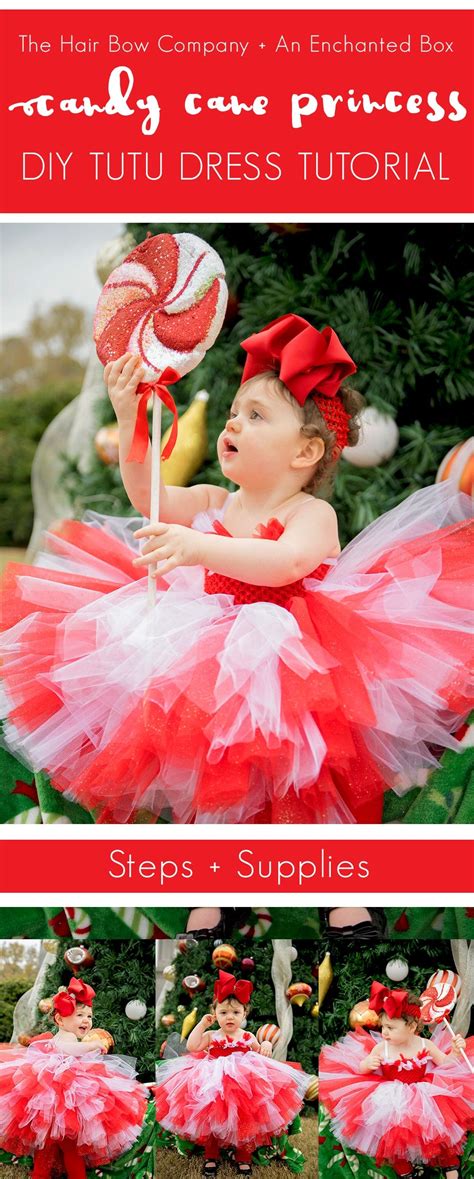 Candy Cane Princess Christmas Tutu Dress Tutorial Tutu Dress Tutorial