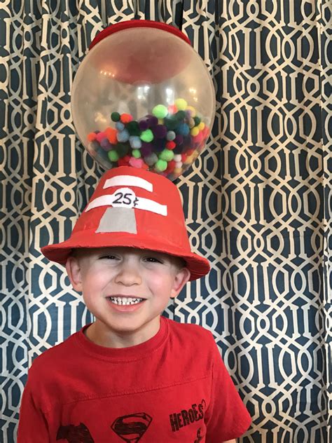 Crazy Hat Day At Preschool Gumball Machine Using A Clear Balloon