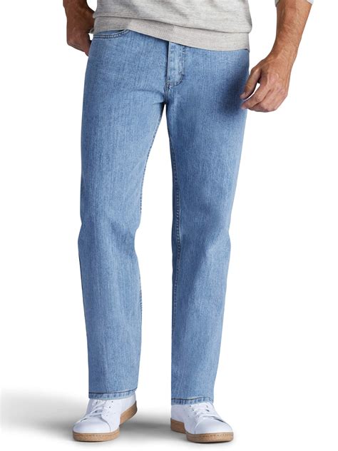 Lee Mens Relaxed Fit Straight Leg Jeans